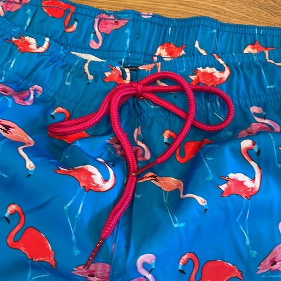 George Flamingo Swim Trunks Shorts Size 2X - Picture 2 of 3